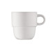 ARDESTO Чашка Trento, 390 мл , біла, кераміка ARDESTO Чашка Trento, 390 мл , біла, кераміка