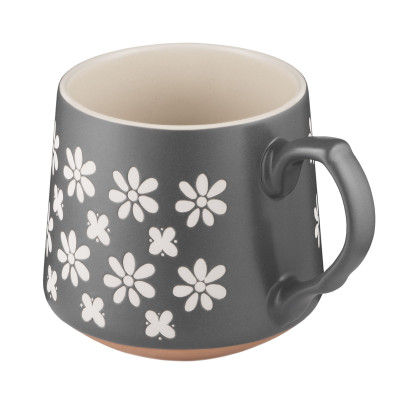 Чашка ARDESTO Ilda, 500мл, керамика, серый