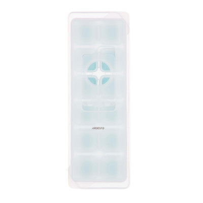 Форма для льоду з кришкою ARDESTO Fresh, 26х9.5х3.5см, силікон, пластик, синій