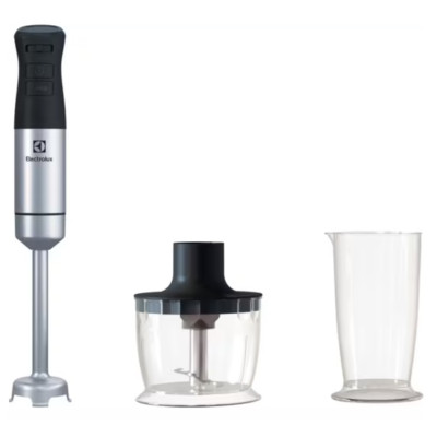 Блендер Electrolux заглибний 800Вт, 3в1, чаша-700мл, чопер, чорний-метал