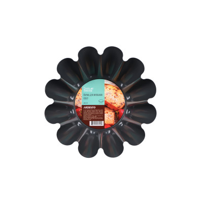 ARDESTO Форма для випікання кексу Tasty baking, 23x9 см, сірий, голубий ARDESTO Форма для випікання кексу Tasty baking, 23x9 см, сірий, голубий