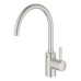 Смеситель кухонный Grohe Eurosmart Cosmopolitan, дл.вылива - 224мм, поворотный, однорычий, супер сталь Смеситель кухонный Grohe Eurosmart Cosmopolitan, дл.вылива - 224мм, поворотный, однорычий, супер сталь