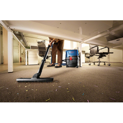 Пылесос профессиональный Bosch Professional GAS 15 PS, 1100Вт, 220мБар, контейнер 15л, 8кг