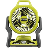 Вентилятор акумуляторний Ryobi ONE+ RF18-0 Whisper 18В 850м куб/год регулювання положення 3 швидкості 1.7кг без АКБ та ЗП Вентилятор акумуляторний Ryobi ONE+ RF18-0 Whisper 18В 850м куб/год регулювання положення 3 швидкості 1.7кг без АКБ та ЗП