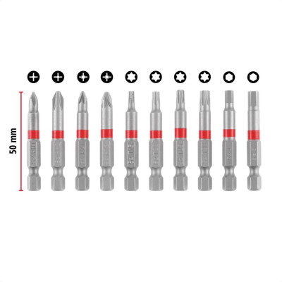 Набір ударних Einhell 50мм карабін 10шт 0.13кг