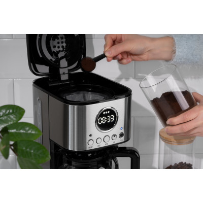 Кавоварка ARDESTO крапельна Steel Collection1.5л, мелена, сріблястий Кавоварка ARDESTO крапельна Steel Collection1.5л, мелена, сріблястий