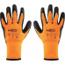 Neo Tools Рукавички робочі, латексне покриття, поліестер, р.9, помаранчево чорні