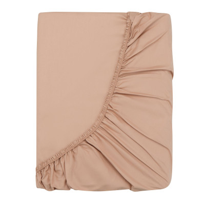 Простирадло на резинці ARDESTO Mix&Match, 160х200+30см, 100% бавовна, сатин, бежевий Простирадло на резинці ARDESTO Mix&Match, 160х200+30см, 100% бавовна, сатин, бежевий