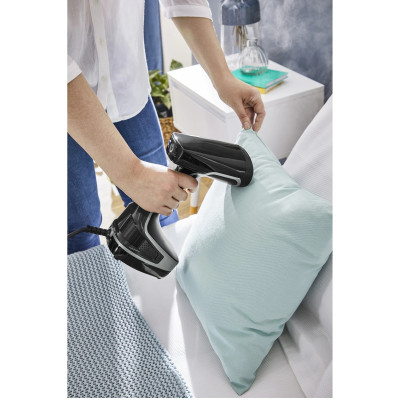 Відпарювач Tefal компактний Access Steam Force, 2000Вт, 200мл, постійна пара - 30гр, керам. підошва, чорно-сірий