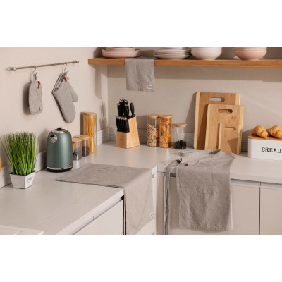 Прихватка ARDESTO Oliver, 20х20см, 100% бавовна, нап-ч: ватин, сірий Прихватка ARDESTO Oliver, 20х20см, 100% бавовна, нап-ч: ватин, сірий