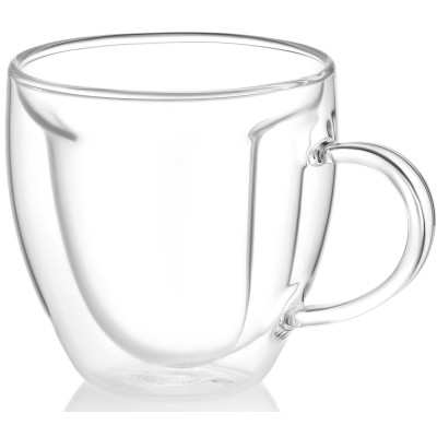 Набор чашек с ручками и двойными стенками Ardesto, 250мл, 2шт, боросиликатное стекло, прозрачный (AR2625BHL) Набор чашек с ручками и двойными стенками Ardesto, 250мл, 2шт, боросиликатное стекло, прозрачный (AR2625BHL)