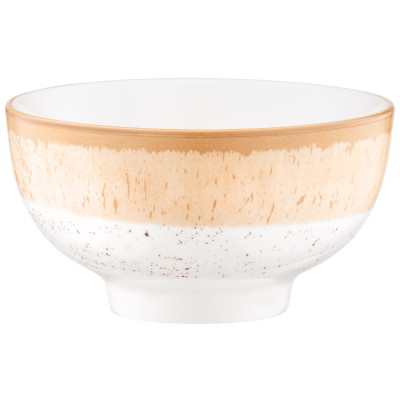 ARDESTO Салатник Siena, 340мл, 11.5см, порцеляна, біло-жовтий