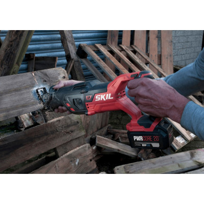 Пила шабельна акумуляторна SKIL 3480 CB XP 20В пропил 265мм хід 29мм 2.9кг без АКБ та ЗП
