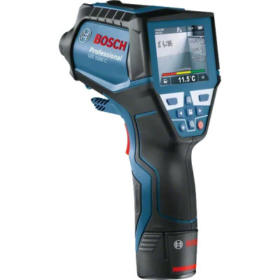 Термодетектор Bosch Professional GIS 1000C -40град. до +1000град., ±.0.2град., IP54, 0.54кг, кейс Термодетектор Bosch Professional GIS 1000C -40град. до +1000град., ±.0.2град., IP54, 0.54кг, кейс