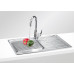Мийка кухонна Deante Soul, нерж.сталь, прямокут., з крилом, 780х490х160мм, чаша - 1, накладна, нерж
