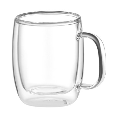 Набір чашок з ручками і подвійними стінками Ardesto, 250мл, 2шт, боросилікатне скло, прозорий (AR2625BH) Набір чашок з ручками і подвійними стінками Ardesto, 250мл, 2шт, боросилікатне скло, прозорий (AR2625BH)