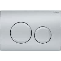 GEBERIT DELTA20 смывная клавиша, пластик, хром.мат (115.127.46.1)