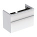 GEBERIT SMYLE Square тумба 88,4*61,7*47см, під умивальник, з 2-ма шухлядками, білий глянець 500.354.00.1