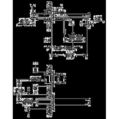 Grohe Eurosmart Cosmopolitan Смеситель для раковины, настенный монтаж комплект верхней монтажной части для 32635000