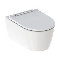 Унітаз підвісний GEBERIT ONE TurboFlush із сидінням, KeraTect/білий 500.202.01.1 Унітаз підвісний GEBERIT ONE TurboFlush із сидінням, KeraTect/білий 500.202.01.1