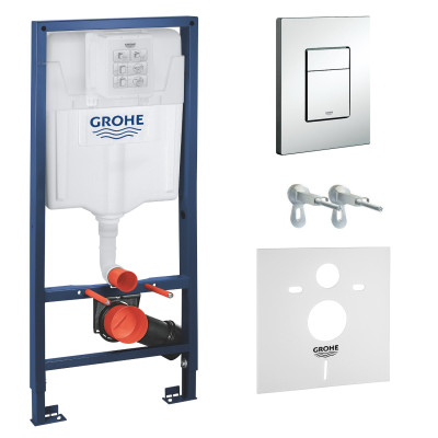 Інсталяція для унітаза Grohe Rapid SL комплект (аналог-38775001),  з прокладкой (38772001)