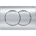 GEBERIT DELTA 01 змивна клавіша, пластик, хром глянець. (115.107.21.1)
