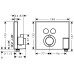 Hansgrohe SHOWER Select термостат для двох споживачів, СМ (15765000)