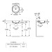 Умывальник ROCA GAP 40*40 см, встраиваемый, круглый, с отверстием под смеситель A3270Y4000 Умывальник ROCA GAP 40*40 см, встраиваемый, круглый, с отверстием под смеситель A3270Y4000