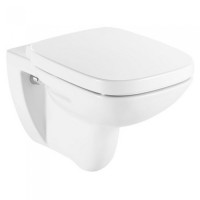 Унітаз підвісний ROCA DEBBA із сидінням дюропласт., з антибактеріальною структурою, із системою плавного опускання A34H998000 Унітаз підвісний ROCA DEBBA із сидінням дюропласт., з антибактеріальною структурою, із системою плавного опускання A34H998000