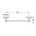 Grohe Essentials полотенцедержатель, цвет матовый тёмный графит (40688AL1)