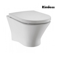 Унітаз підвісний ROCA NEXO безободковий, з сидінням із системою плавного опускання A34H64L000 Унітаз підвісний ROCA NEXO безободковий, з сидінням із системою плавного опускання A34H64L000