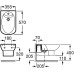Биде  подвесное ROCA DAMA SENSO A357515000 Биде  подвесное ROCA DAMA SENSO A357515000
