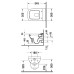Унитаз подвесной DURAVIT PURAVIDA 36*54,5 см (2219090000)