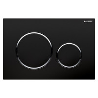 Смывная клавиша GEBERIT SIGMA20, двойной смыв, черный/хром глянцевый/черный (115.882.KM.1) Смывная клавиша GEBERIT SIGMA20, двойной смыв, черный/хром глянцевый/черный (115.882.KM.1)
