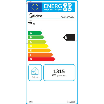 Водонагреватель MIDEA PRIME Wi-Fi 80л (D80-20ED6 (D))