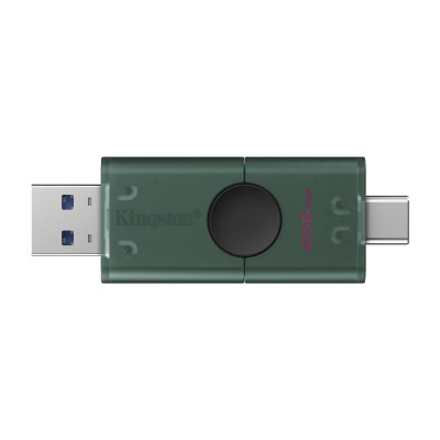 Флеш-накопичувач USB3.2 256GB Type-C Kingston DataTraveler Duo Green (DTDEG2/256GB) Флеш-накопичувач USB3.2 256GB Type-C Kingston DataTraveler Duo Green (DTDEG2/256GB)
