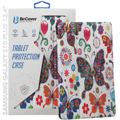 Чохол-книжка BeCover Smart Case для Samsung Galaxy Tab S10 Plus SM-X820/SM-X826 Butterfly (712241) Чохол-книжка BeCover Smart Case для Samsung Galaxy Tab S10 Plus SM-X820/SM-X826 Butterfly (712241)