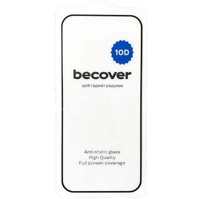 Захисне скло BeCover для Google Pixel 9 Pro 10D Black (712326) Захисне скло BeCover для Google Pixel 9 Pro 10D Black (712326)