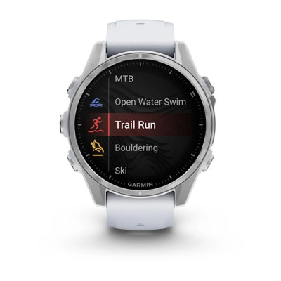 Смарт-годинник Garmin Fenix 8 43mm AMOLED Silver with Whitestone Silicone (010-02903-06) Смарт-годинник Garmin Fenix 8 43mm AMOLED Silver with Whitestone Silicone (010-02903-06)