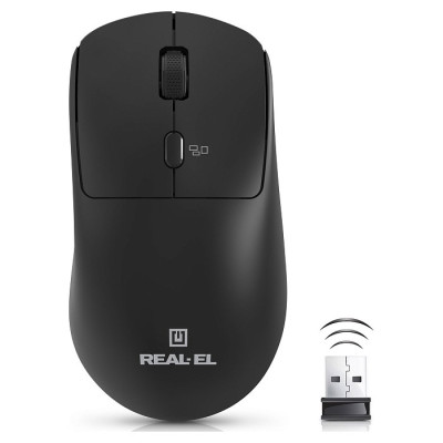 Миша бездротова REAL-EL RM-317W Black Миша бездротова REAL-EL RM-317W Black