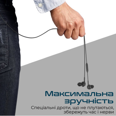 Гарнітура Promate Duet Black Гарнітура Promate Duet Black