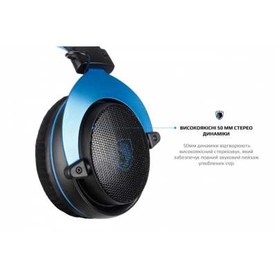 Гарнітура Sades SA-723 Mpower Blue/Black (sa723blj) Гарнітура Sades SA-723 Mpower Blue/Black (sa723blj)