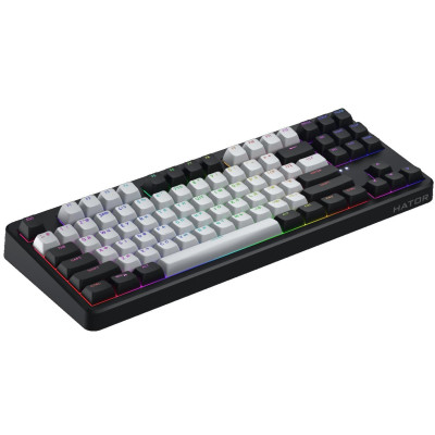 Клавіатура бездротова Hator Rockfall 3 Mecha TKL Wireless Orange Black (HTK850UA)
