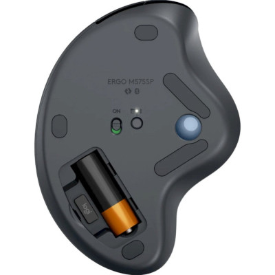 Миша бездротова Logitech Ergo M575S Graphite + Blue Ball (910-007029) Миша бездротова Logitech Ergo M575S Graphite + Blue Ball (910-007029)