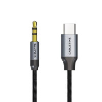 Кабель Cabletime USB Type-C - Audio 3.5 мм (M/M), 1 м, Black (CF16H) Кабель Cabletime USB Type-C - Audio 3.5 мм (M/M), 1 м, Black (CF16H)
