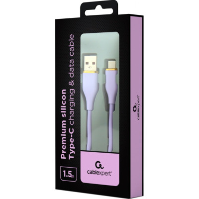 Кабель Cablexpert USB - USB Type-C (M/M), 2.1 A, 1.5 м, Purple (CC-USB2S-AMCM-1.5M-P) Кабель Cablexpert USB - USB Type-C (M/M), 2.1 A, 1.5 м, Purple (CC-USB2S-AMCM-1.5M-P)