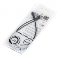 Аудіо-кабель Cablexpert 3.5 мм - 2х3.5 мм (M/F), 0.2 м, чорний (CCA-418M) Аудіо-кабель Cablexpert 3.5 мм - 2х3.5 мм (M/F), 0.2 м, чорний (CCA-418M)