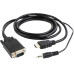 Кабель Cablexpert HDMI - VGA, (M/F), 5 м, Black (A-HDMI-VGA-03-5M) Кабель Cablexpert HDMI - VGA, (M/F), 5 м, Black (A-HDMI-VGA-03-5M)