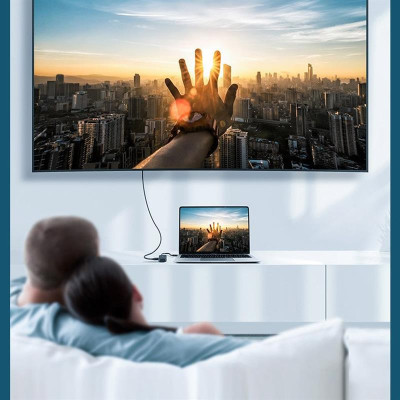 Адаптер Ugreen CM260 DisplayPort+HDMI+VGA - USB Type-C (F/M), Black (60568) Адаптер Ugreen CM260 DisplayPort+HDMI+VGA - USB Type-C (F/M), Black (60568)