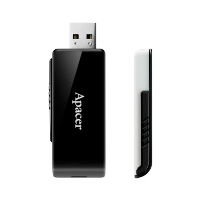Флеш-накопичувач USB3.2 32GB Apacer AH350 Black (AP32GAH350B-1) Флеш-накопичувач USB3.2 32GB Apacer AH350 Black (AP32GAH350B-1)